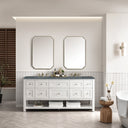 Bright White / Parisien Bleu - 3 Faucet Holes