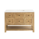 Light Natural Oak / White Zeus - 3 Faucet Holes
