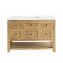 Light Natural Oak / White Zeus - 3 Faucet Holes