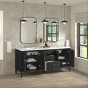 Carbon Oak / White Zeus - 3 Faucet Holes