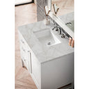 Glossy White / Victorian Silver - 3 Faucet Holes