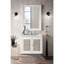 Glossy White / Carrara White - 3 Faucet Holes