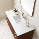 Mid-Century Walnut / White Zeus - 3 Faucet Holes