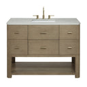 Pebble Oak / Victorian Silver - 3 Faucet Holes
