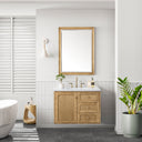 Light Natural Oak / White Zeus - 3 Faucet Holes