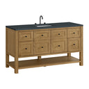 Light Natural Oak / Charcoal Soapstone - 3 Faucet Holes