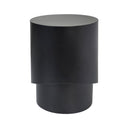 Renwil Domus Indoor Iron Sheet Indoor/Outdoor Side Table - Matte Black