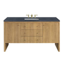 Light Natural Oak / Charcoal Soapstone - 3 Faucet Holes