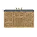 Light Natural Oak / Parisien Bleu - 3 Faucet Holes