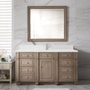 Whitewashed Walnut / White Zeus - 1 Faucet Hole