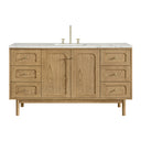 Light Natural Oak / Victorian Silver - 3 Faucet Holes