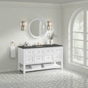 Bright White / Parisien Bleu - 3 Faucet Holes