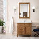 Saddle Brown / White Zeus - 1 Faucet Hole