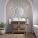 Whitewashed Walnut / White Zeus - 1 Faucet Hole