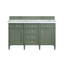 Smokey Celadon / White Zeus - 3 Faucet Holes