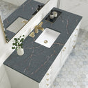 Glossy White / Parisien Bleu - 3 Faucet Holes