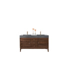 Mid-Century Walnut / Dusk Grey Glossy - 1 Faucet Hole