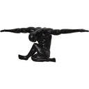 Renwil Mortal Indoor Aluminum Statue - Matte Black