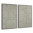 Renwil Caramelo 32" Wide Wall Art - Sand Beige