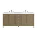 Walnut Whisper / White Zeus - 3 Faucet Holes
