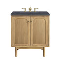 Light Natural Oak / Charcoal Soapstone - 3 Faucet Holes