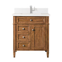 Saddle Brown / White Zeus - 1 Faucet Hole