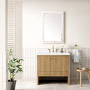 Light Natural Oak / White Zeus - 3 Faucet Holes