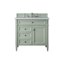 Sage Green / Carrara White - 3 Faucet Holes