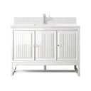 Glossy White / White Zeus - 1 Faucet Hole