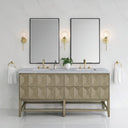 Pebble Oak / Carrara White - 3 Faucet Holes