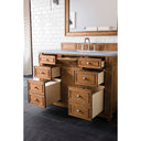Saddle Brown / Carrara White - 3 Faucet Holes