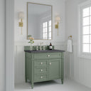 Smokey Celadon / Charcoal Soapstone - 3 Faucet Holes