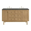 Light Natural Oak / Parisien Bleu - 3 Faucet Holes