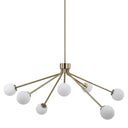 Renwil Mundo 46" Wide 7-Light Chandelier - Champagne