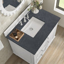 Bright White / Charcoal Soapstone - 3 Faucet Holes