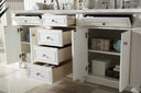 Bright White / Victorian Silver - 3 Faucet Holes