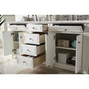 Bright White / Victorian Silver - 3 Faucet Holes
