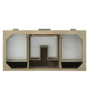 Pebble Oak / Victorian Silver - 3 Faucet Holes