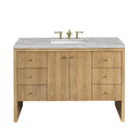 Light Natural Oak / Victorian Silver - 3 Faucet Holes