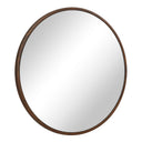 Renwil Modi 30" H x 30" W Wall Mirror - Brown