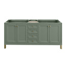 Smokey Celadon / Victorian Silver - 3 Faucet Holes