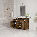 Honey Oak / Charcoal Soapstone - 3 Faucet Holes