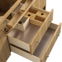 Light Natural Oak / White Zeus - 3 Faucet Holes