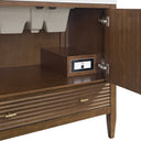Mid-Century Walnut / White Zeus - 3 Faucet Holes