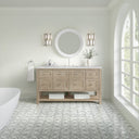 Whitewashed Oak / Ethereal Noctis - 3 Faucet Holes