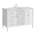 Bright White / Carrara White - 3 Faucet Holes