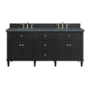 Black Onyx / Parisien Bleu - 3 Faucet Holes