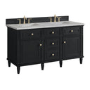 Black Onyx / Eternal Jasmine Pearl - 3 Faucet Holes