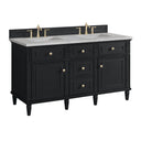 Black Onyx / Eternal Jasmine Pearl - 3 Faucet Holes