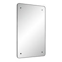 Renwil Aine 36" Tall Rectangular Mirror - Matte Black